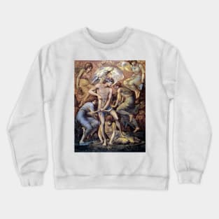 Cupid's Hunting Fields - Edward Coley Burne-Jones Crewneck Sweatshirt